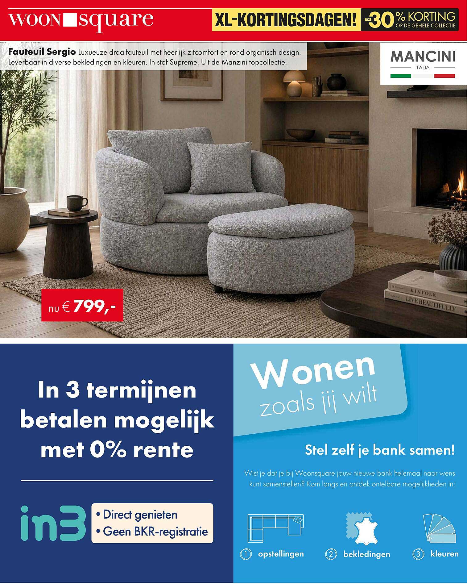 Fauteuil Sergio
