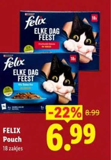 FELIX Pouch 18 zakjes -22%