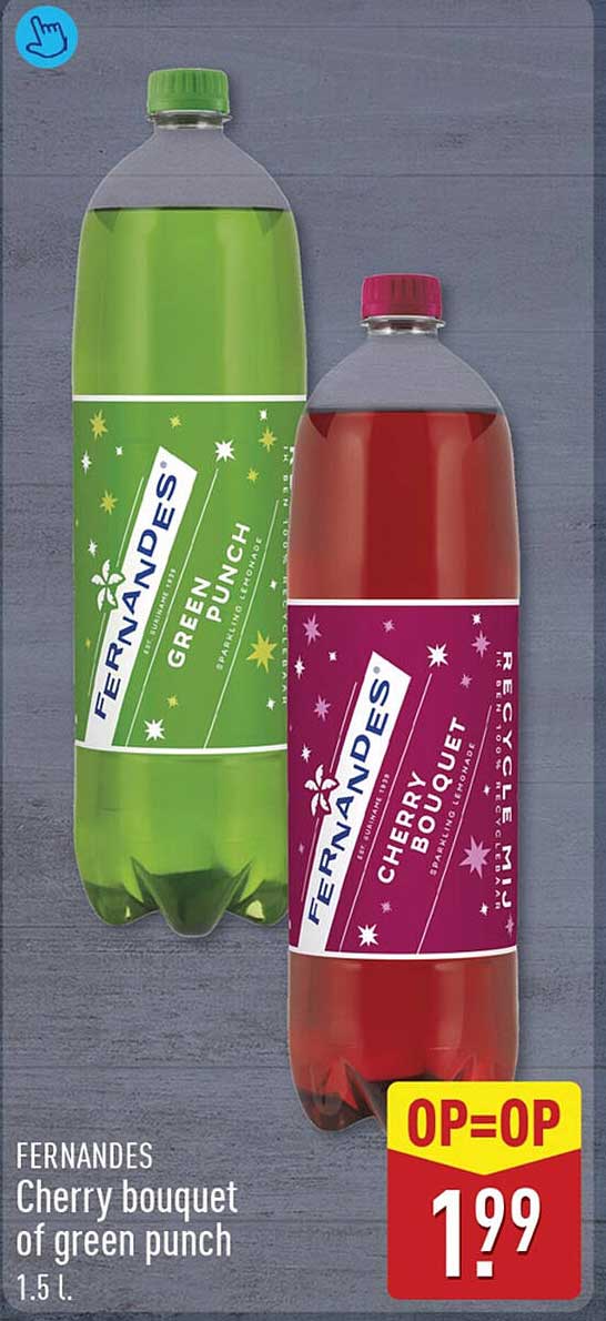 FERNANDES Cherry bouquet of green punch 1.5 l. OP=OP