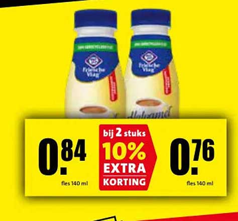 Flesje vlug bij 2 stuks 10% EXTRA KORTING