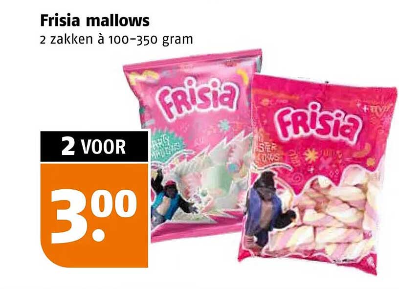 Frisia mallows 2 zakken à 100-350 gram