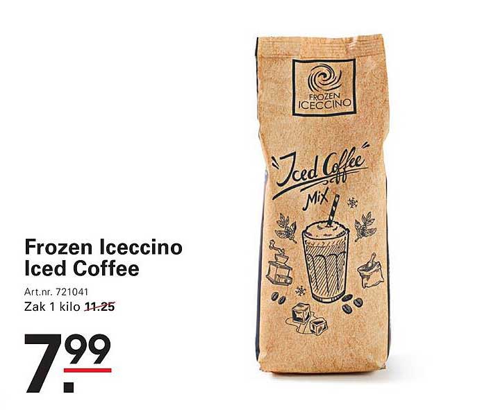 Frozen Iceccino Iced Coffee