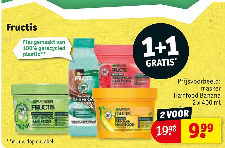 Fructis 1+1 GRATIS*