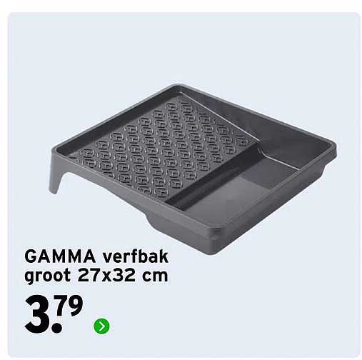GAMMA verfbak groot 27x32 cm
