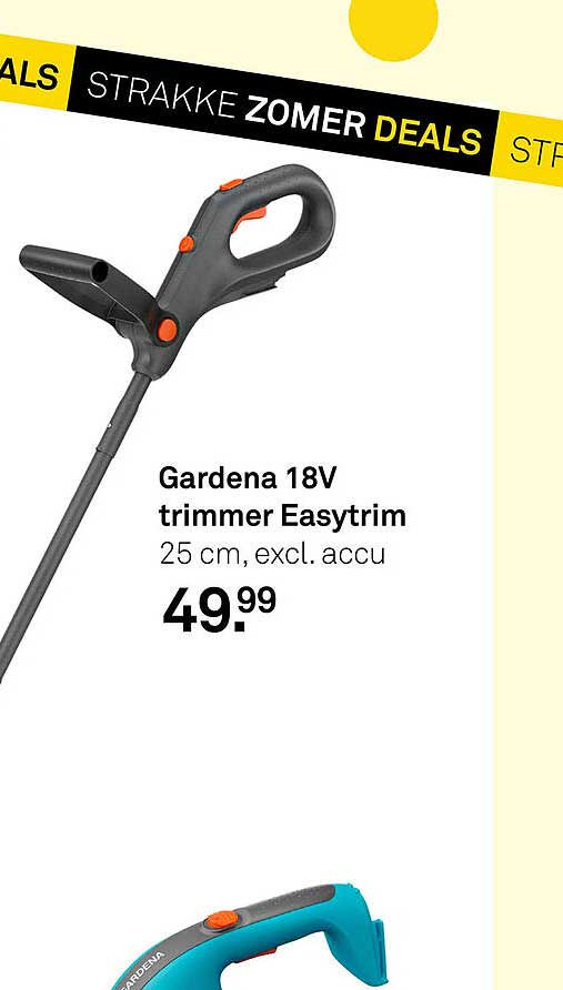 Gardena 18V trimmer Easytrim 25 cm, excl. accu