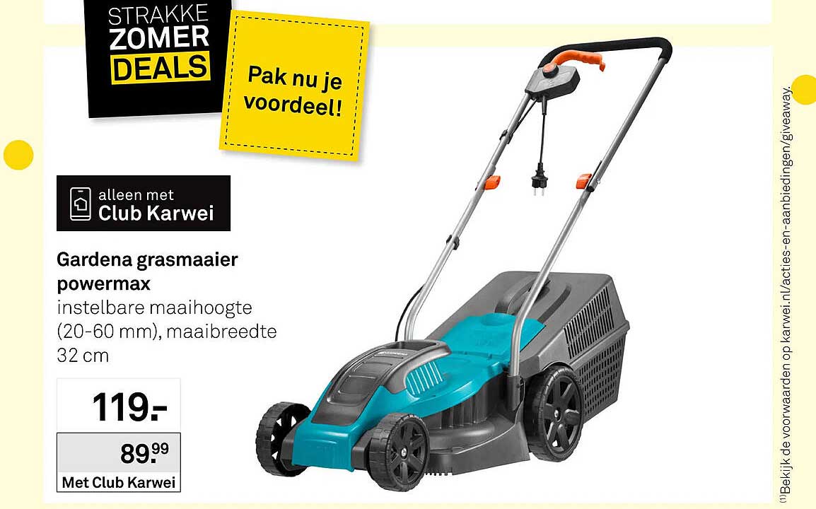 Gardena grasmaaier powermax
