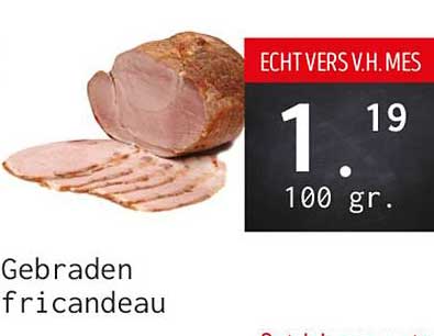 Gebraden fricandeau