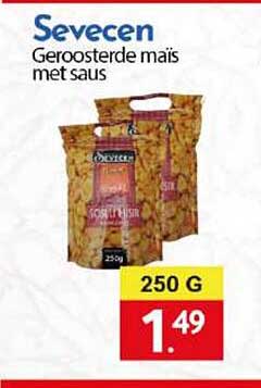 Geroosterde maïs met saus