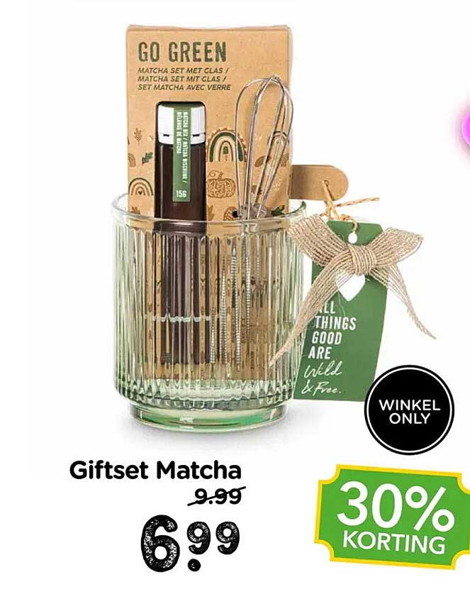 Giftset Matcha 30% korting