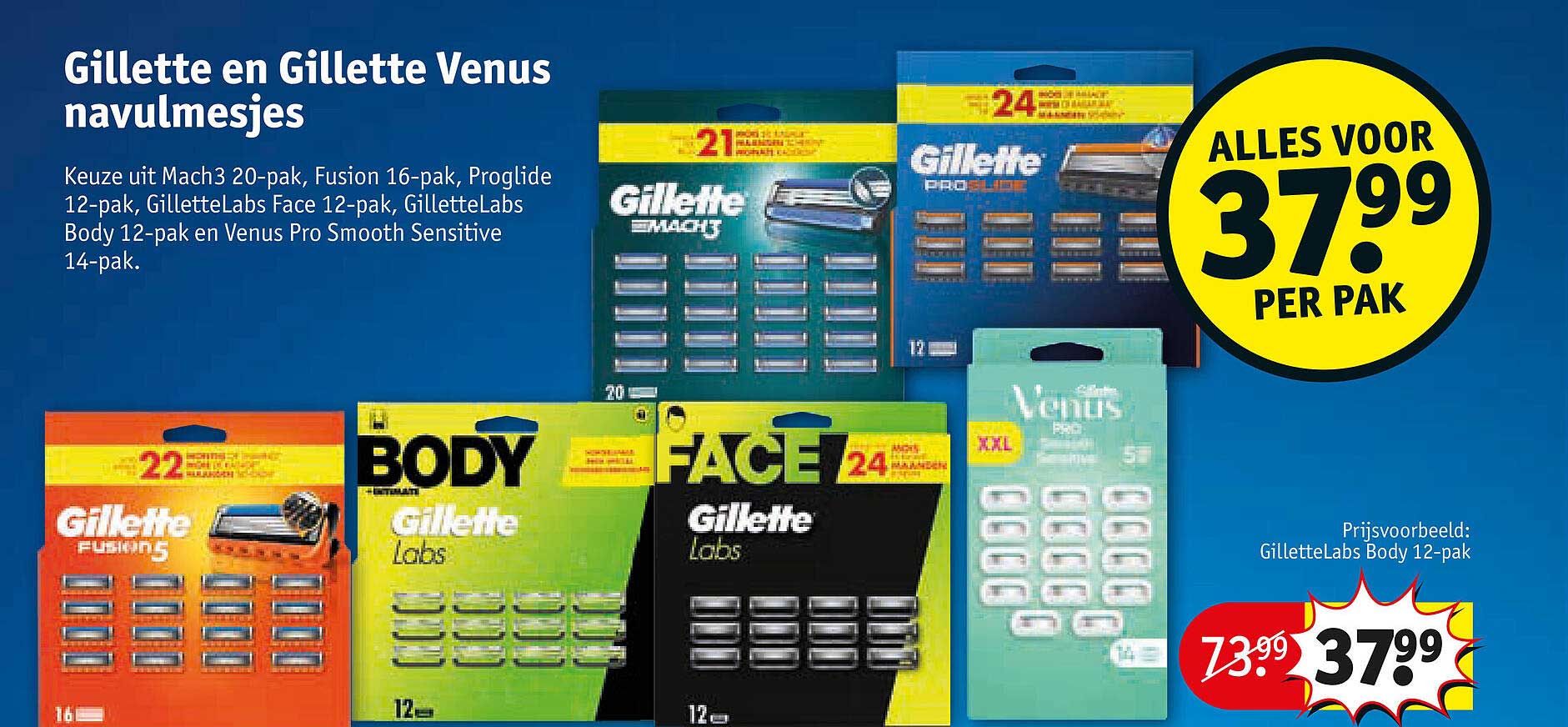 Gillette en Gillette Venus navulmesjes