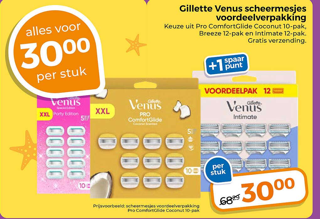 Gillette Venus scheermesjes voordeelverpakking