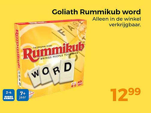 Goliath Rummikub word