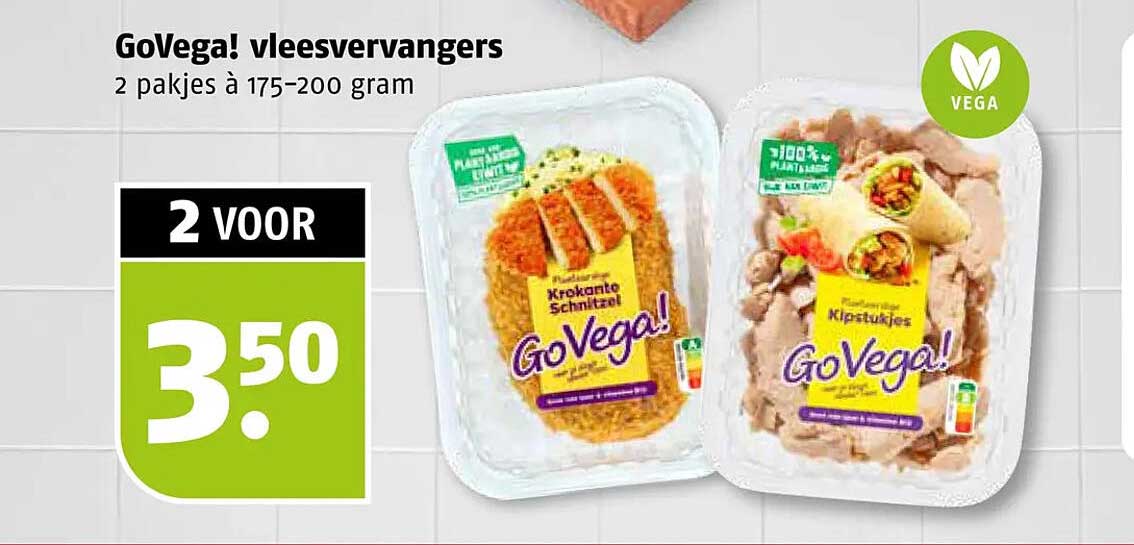 GoVega! vleesvervangers