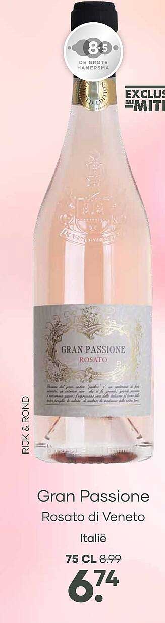 Gran Passione Rosato di Veneto Italië