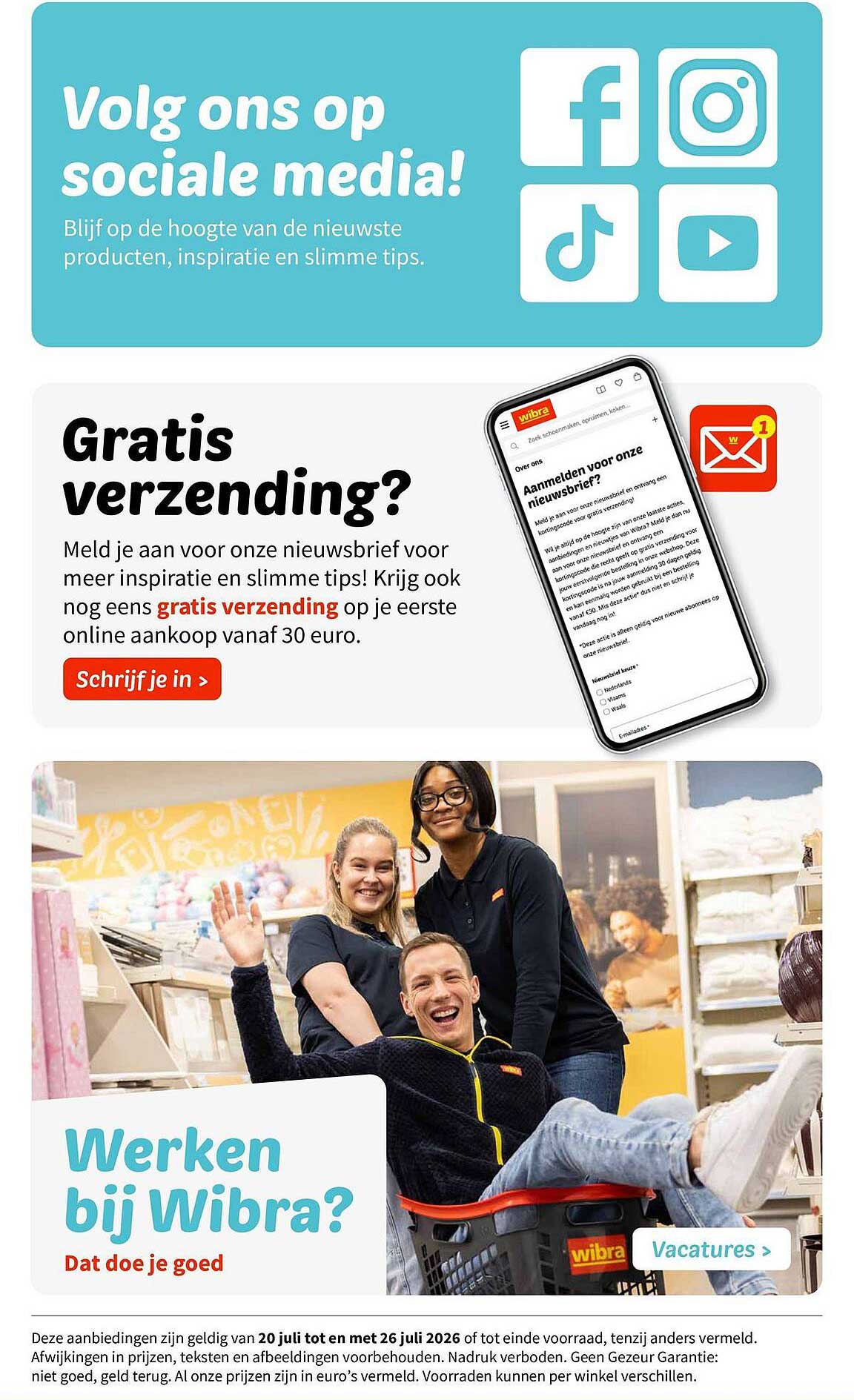 Gratis verzending?