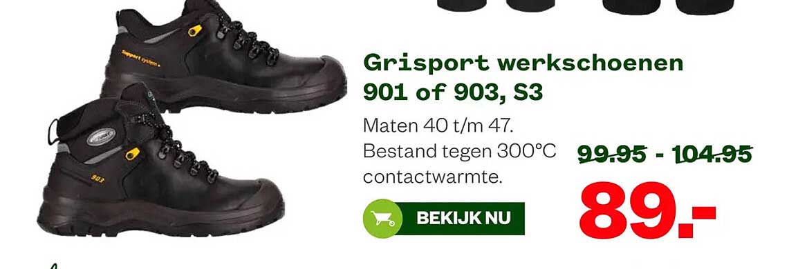 Grisport werkschoenen 901 of 903, S3