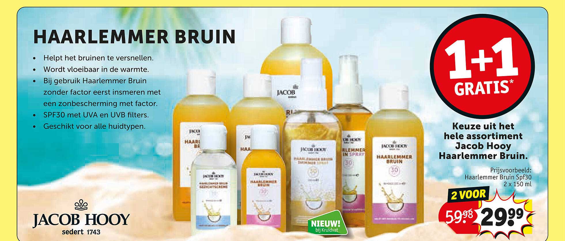 HAARLEMMER BRUIN 1+1 GRATIS