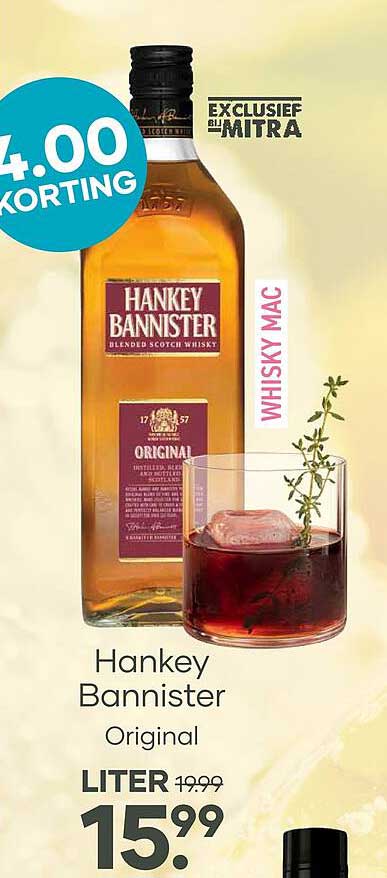 Hankey Bannister Original LITER € 4.00 KORTING