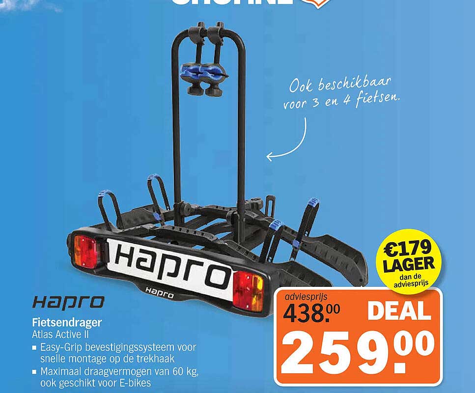 Hapro Fietsendrager Atlas Active II