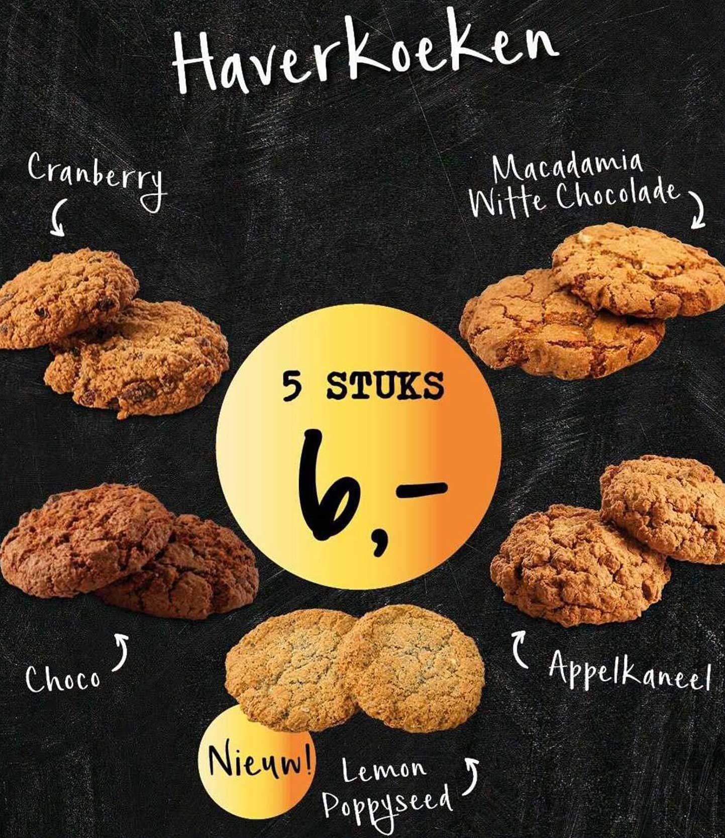 Haverkoeken 5 stuks