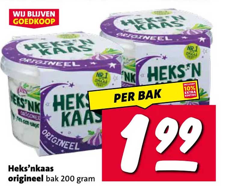 Heks’nkaas origineel bak 200 gram