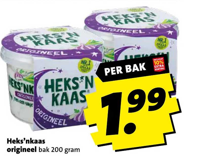 Heks’nkaas origineel bak 200 gram