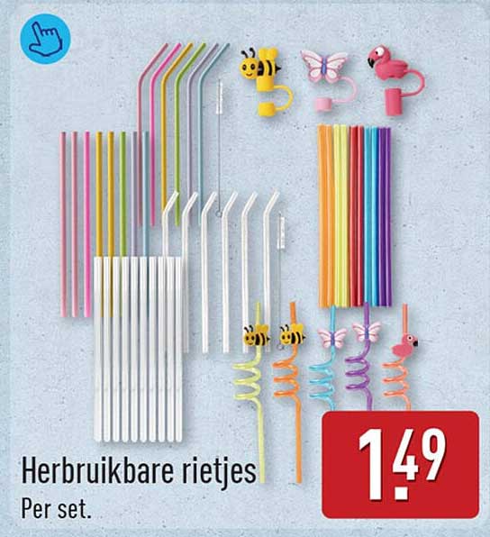 Herbruikbare rietjes