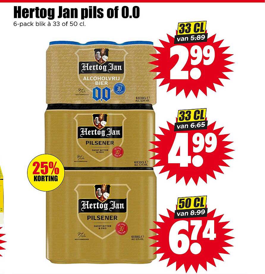 Hertog Jan pils of 0.0