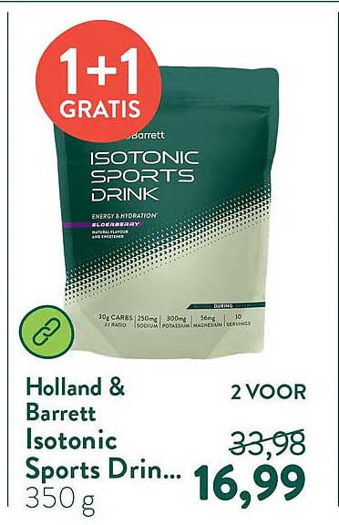 Holland & Barrett Isotonic Sports Drin... 350 g 1+1 GRATIS