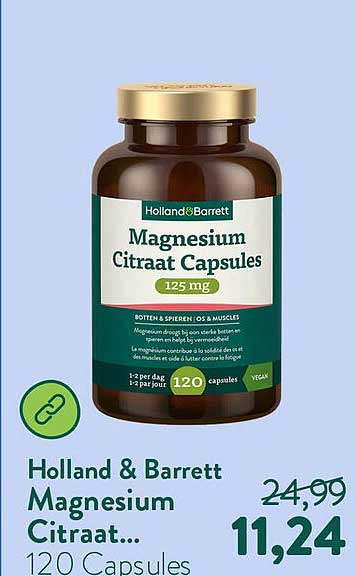 Holland & Barrett Magnesium Citraat... 120 Capsules