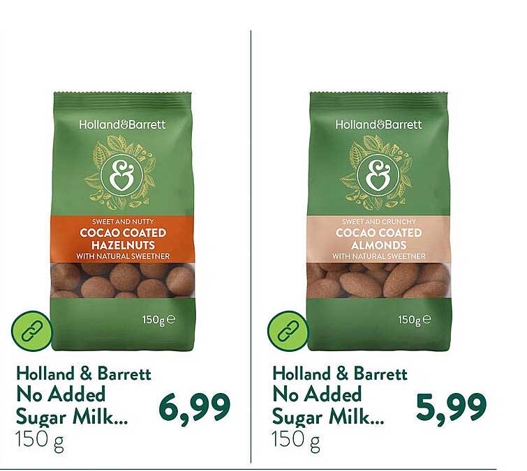 Holland & Barrett No Added Sugar Milk... 150 g