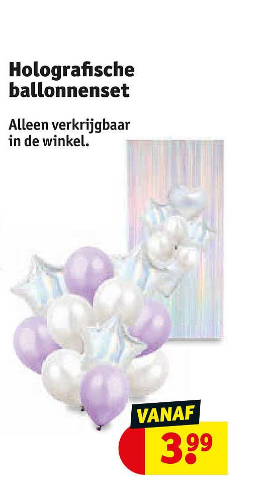 Holografische ballonnenset