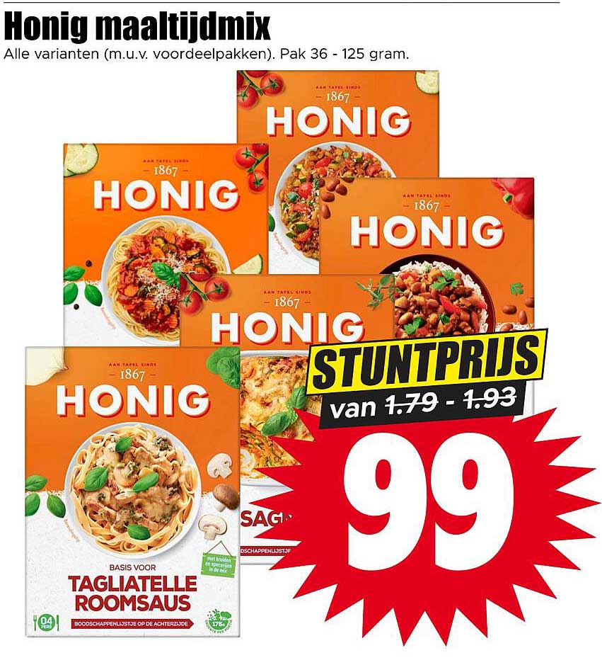 Honig maaltijdmix