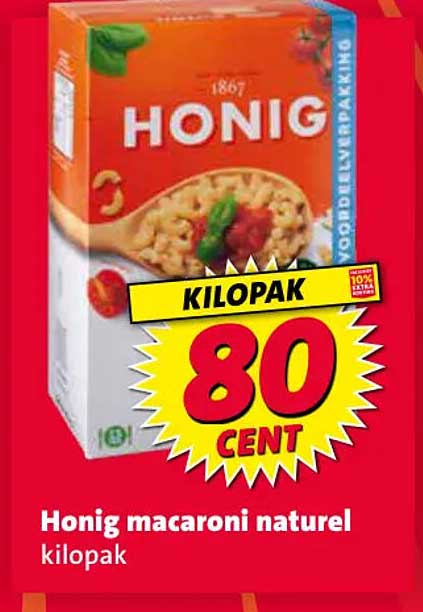 Honig macaroni naturel kilopak