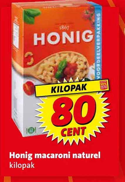 Honig macaroni naturel kilopak