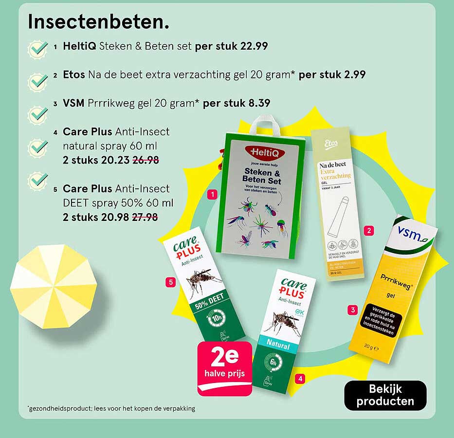Insectenbeten.