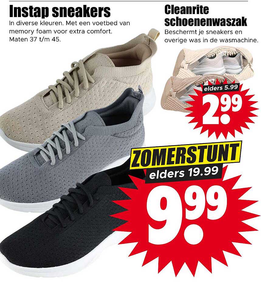 Instap sneakers ZOMERSTUNT