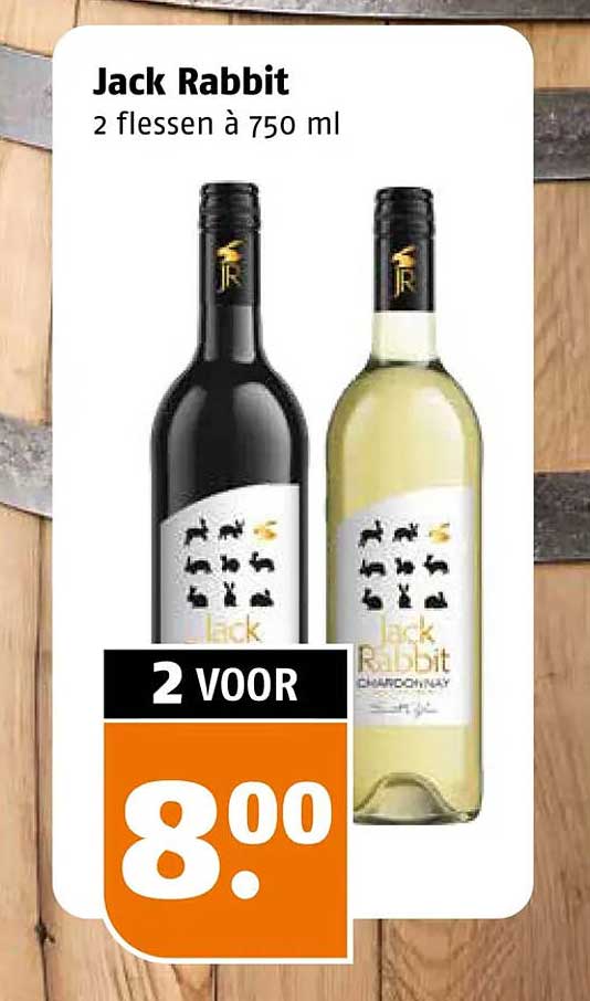 Jack Rabbit 2 flessen à 750 ml