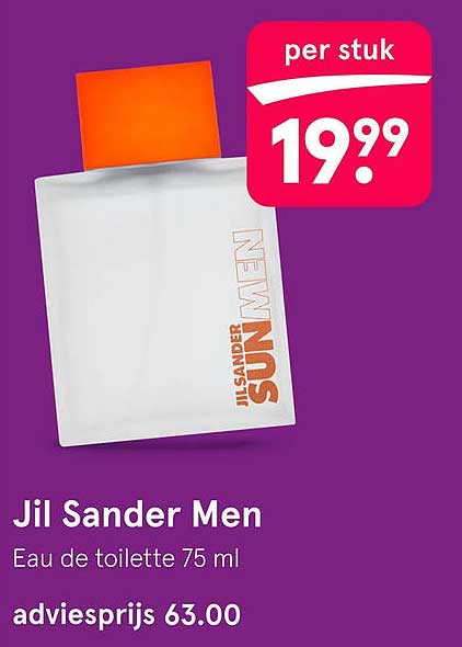 Jil Sander Men Eau de toilette 75 ml