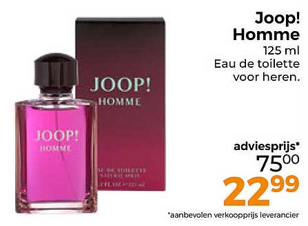 Joop! Homme 125 ml Eau de toilette voor heren.