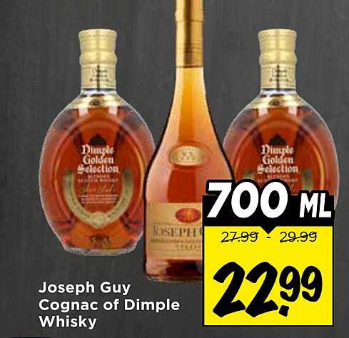 Joseph Guy Cognac of Dimple Whisky
