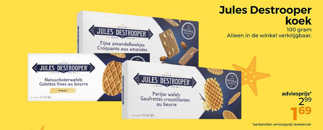 Jules Destrooper koek 100 gram