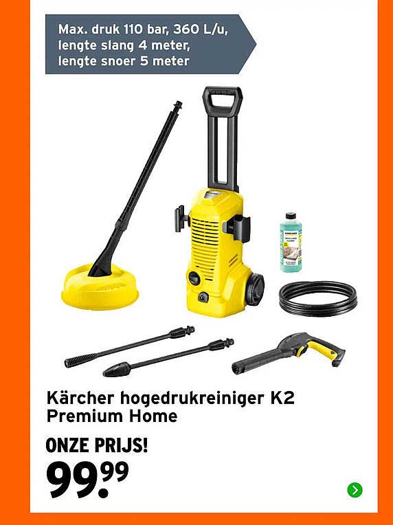 Kärcher hogedrukreiniger K2 Premium Home