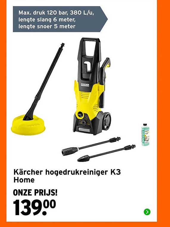 Kärcher hogedrukreiniger K3 Home
