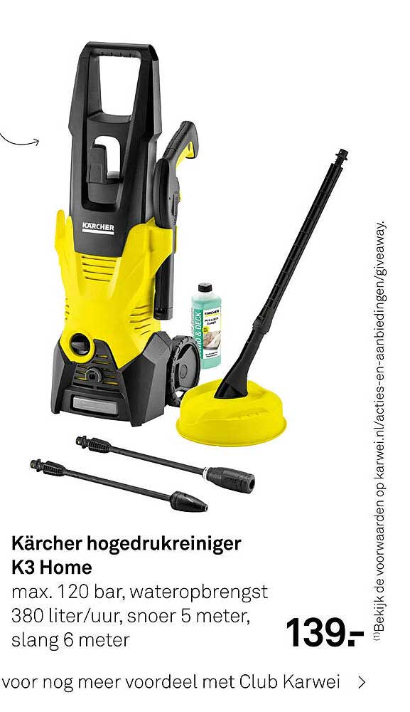 Kärcher hogedrukreiniger K3 Home