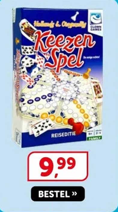 Keezen Spel Reiseditie