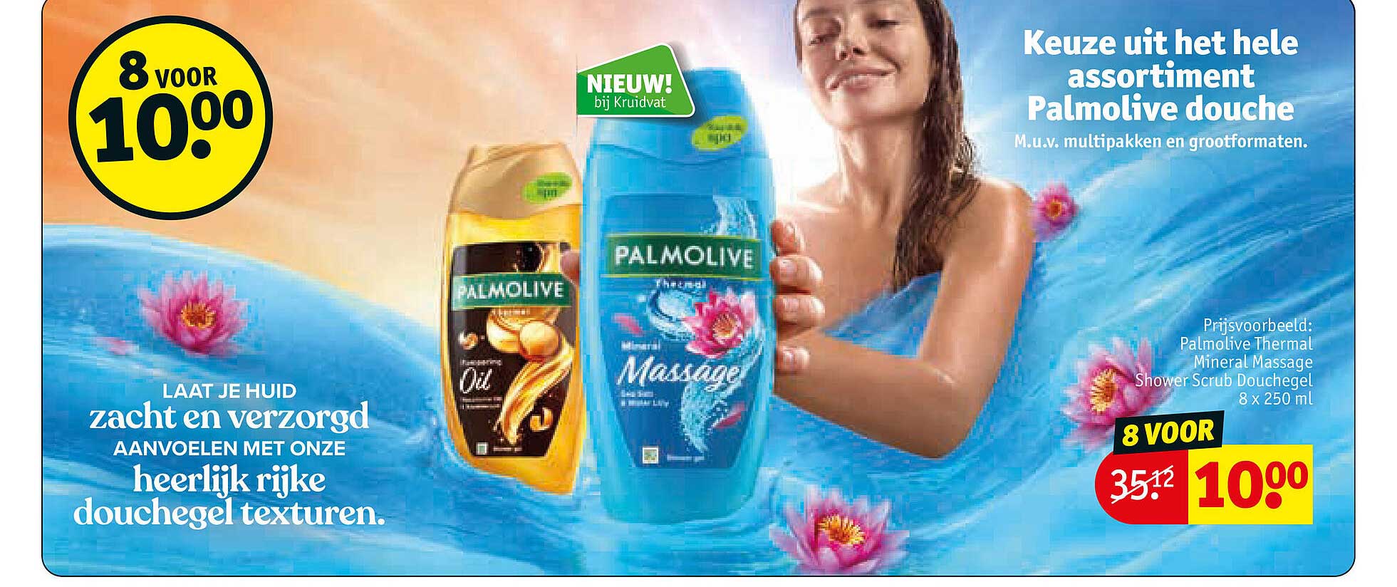 Keuze uit het hele assortiment Palmolive douche