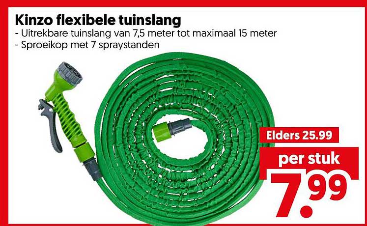 Kinzo flexibele tuinslang