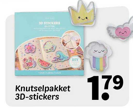 Knutselpakket 3D-stickers
