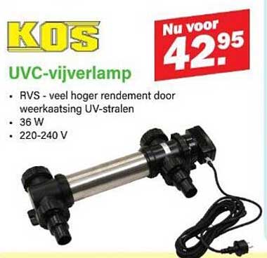 KOS UVC-vijverlamp